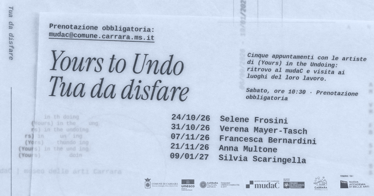 Yours to undo Tua da disfare